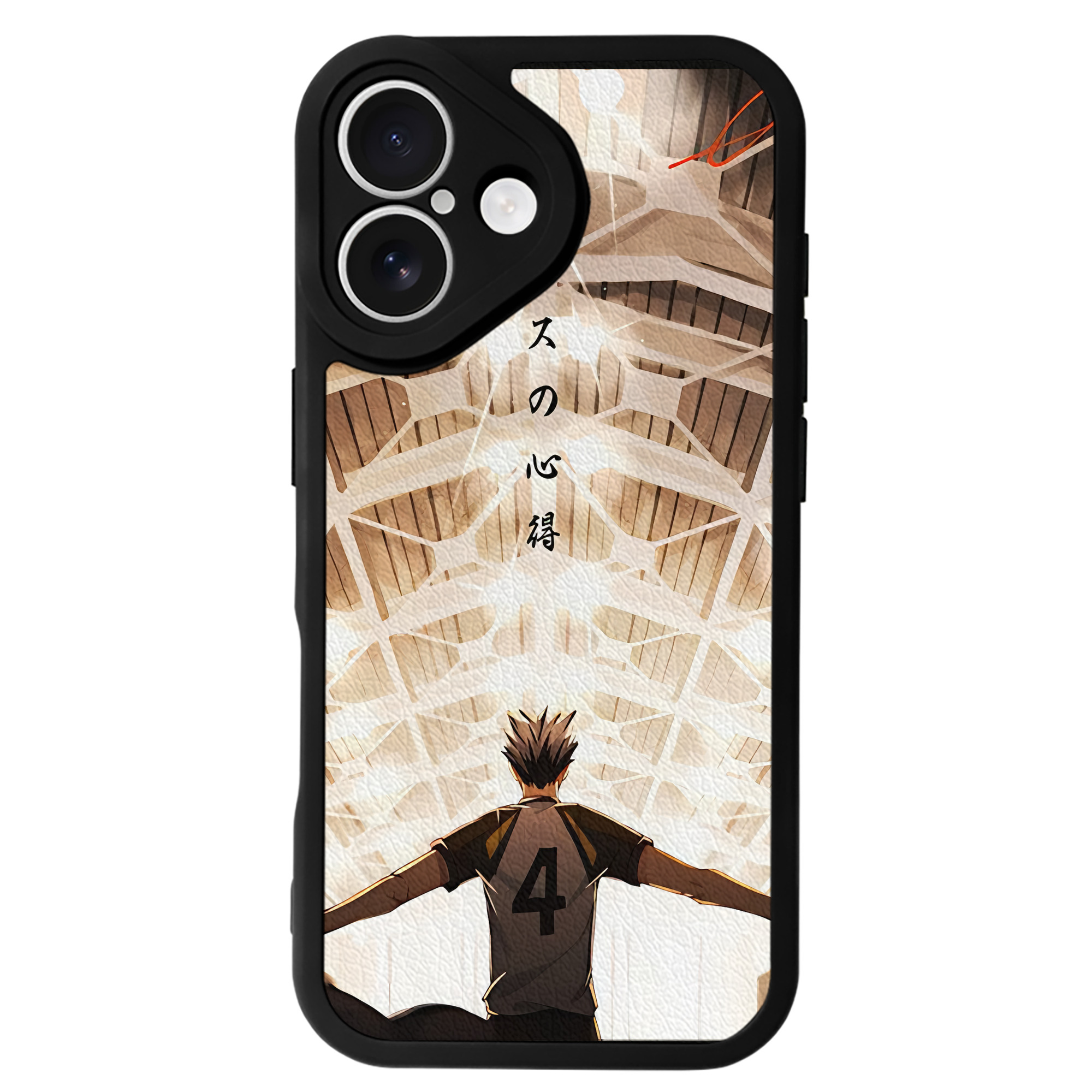 （画像用） ハイキュー!! Haikyu!! 【iPhone 16シリーズ対応】シリコンスマホケース（レザー調） 材質：シリコン